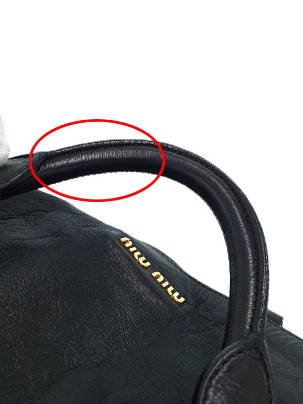 Miu Miu Rion Handbag Side - Picture 8 of 9